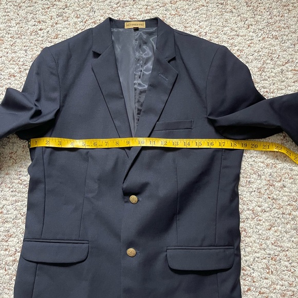 Boys Size 16 Class Club Gold Label Navy Blazer Wool Blend Sports Jacket EUC - Picture 9 of 11